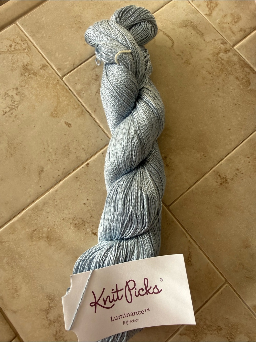 Knit Picks Luminance Reflection Silk Yarn — Pale Blue